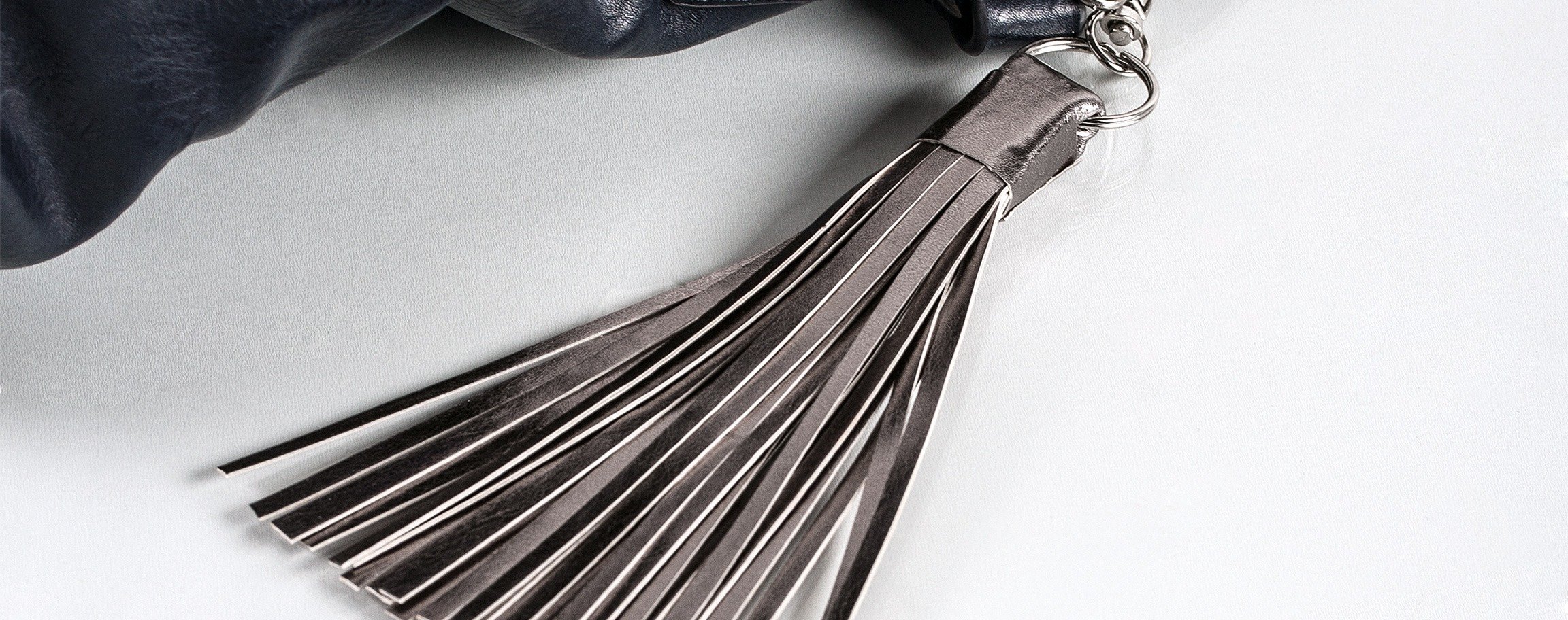 Taschen-Quaste metallic